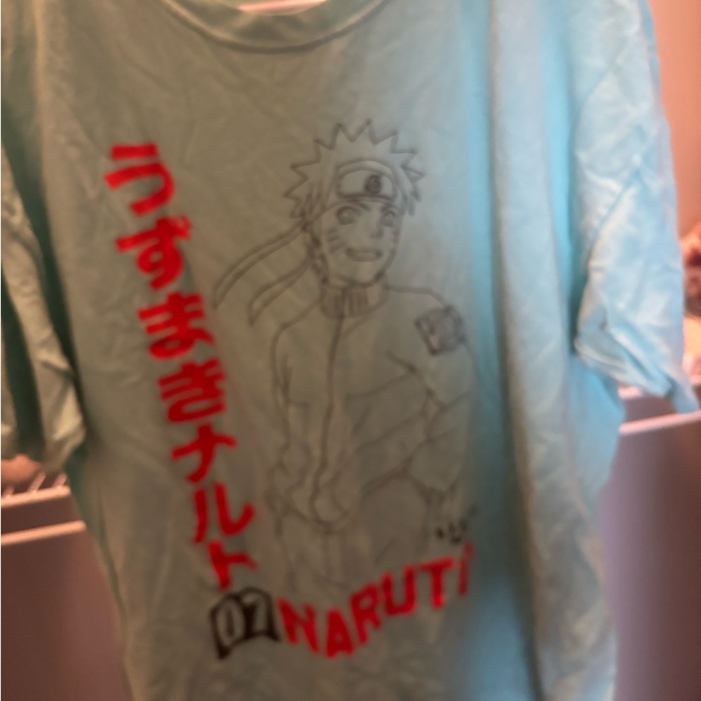 teal naruto shirt
